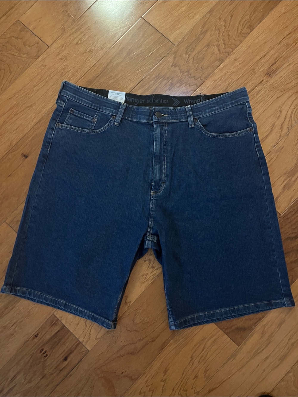 Wrangler Dark Blue Denim Shorts